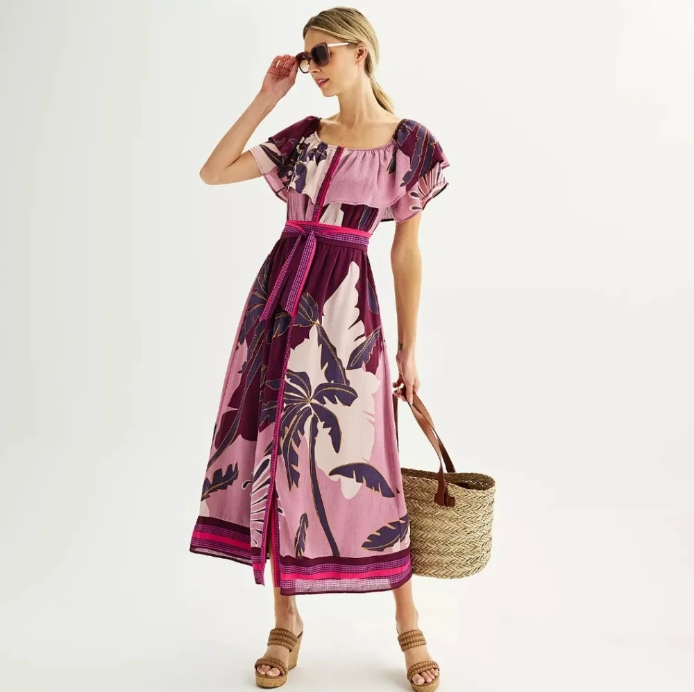 nine west dress Baby Girls Floral With Matching Hat Size 6-9M NWT this dress is perfect for coffee runs Nine West | Dresses |